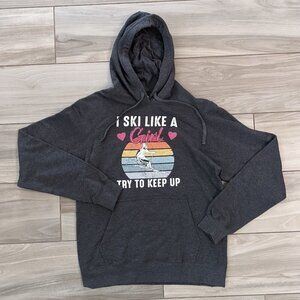 Skiing Sweatshirt Hoodie